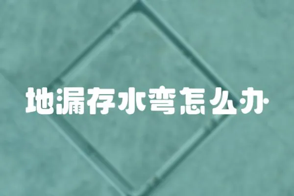地漏存水彎怎么辦