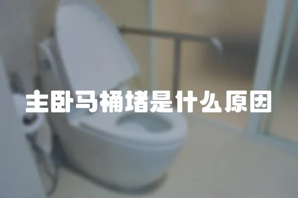 主臥馬桶堵是什么原因