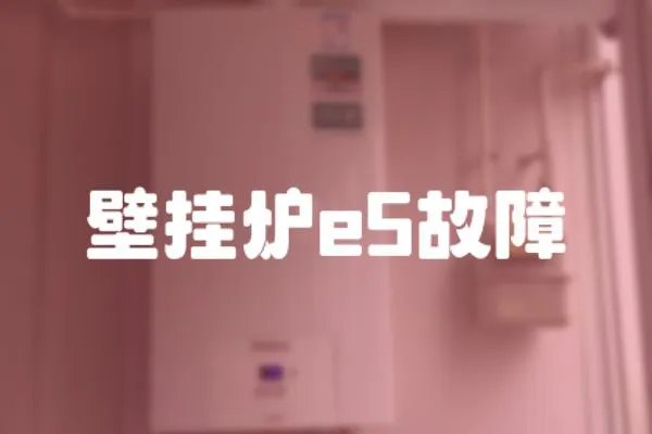 壁掛爐e5故障