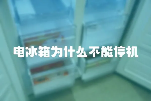 電冰箱為什么不能停機