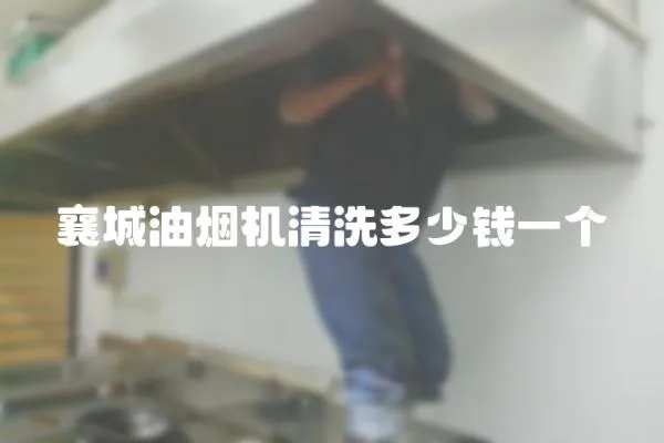 襄城油煙機清洗多少錢一個