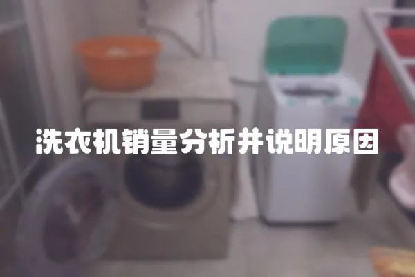 洗衣機(jī)銷(xiāo)量分析并說(shuō)明原因