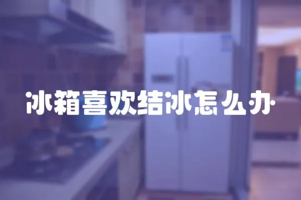 冰箱喜歡結冰怎么辦