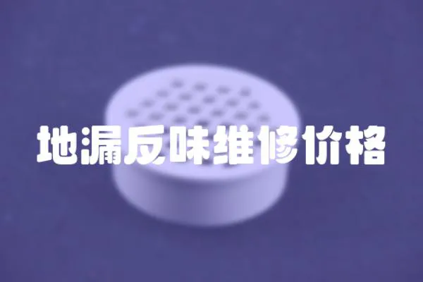 地漏反味維修價格