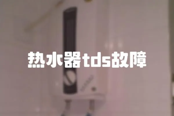 熱水器tds故障