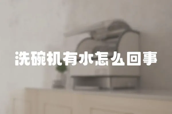 洗碗機(jī)有水怎么回事