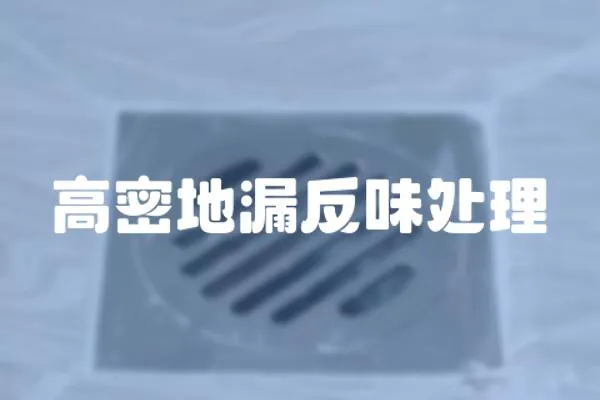 高密地漏反味處理