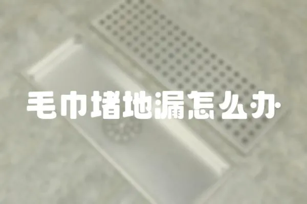 毛巾堵地漏怎么辦