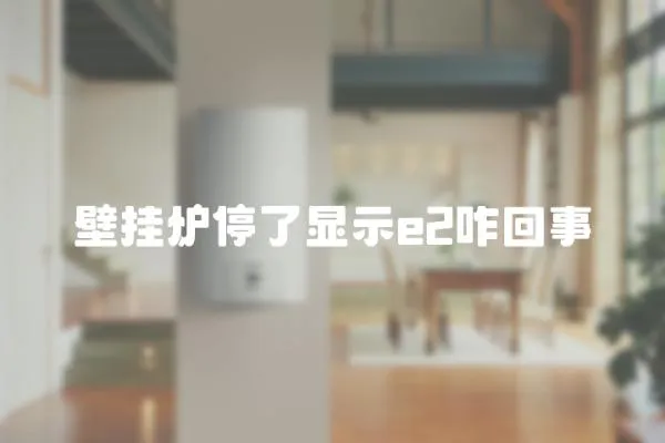 壁掛爐停了顯示e2咋回事
