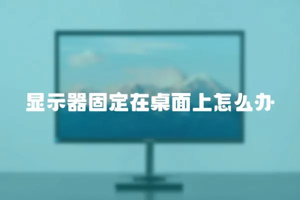 顯示器固定在桌面上怎么辦