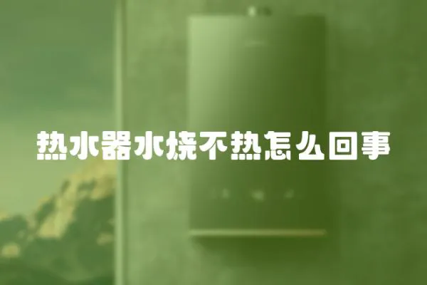 熱水器水燒不熱怎么回事