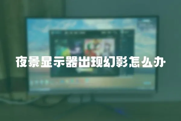 夜景顯示器出現(xiàn)幻影怎么辦