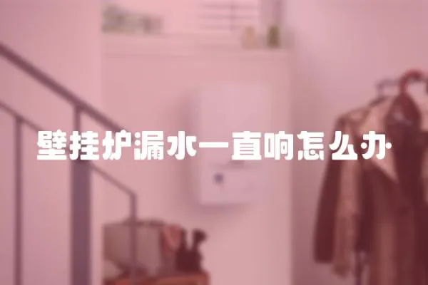 壁掛爐漏水一直響怎么辦