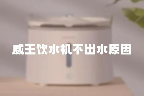 威王飲水機(jī)不出水原因