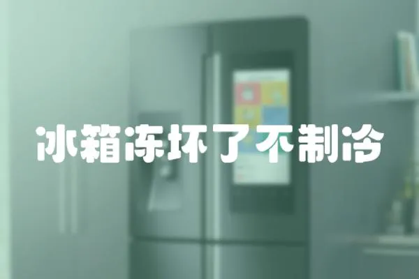 冰箱凍壞了不制冷