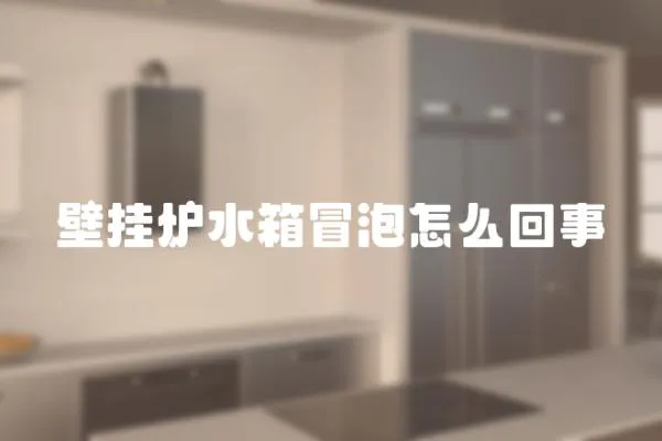 壁掛爐水箱冒泡怎么回事