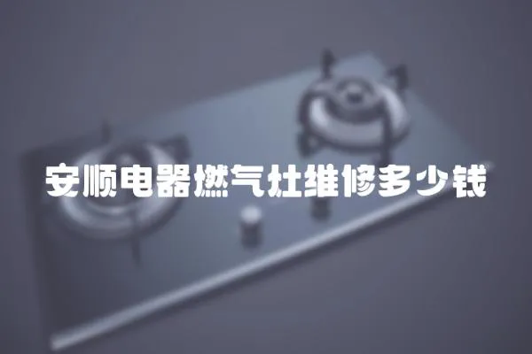 安順電器燃?xì)庠罹S修多少錢(qián)