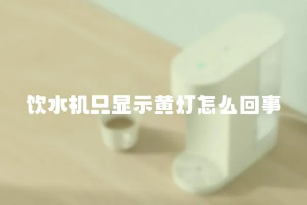 飲水機只顯示黃燈怎么回事