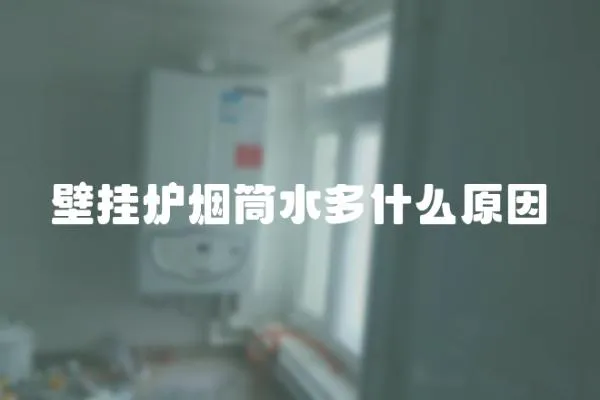 壁掛爐煙筒水多什么原因