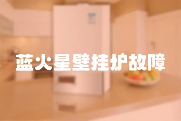 藍火星壁掛爐故障