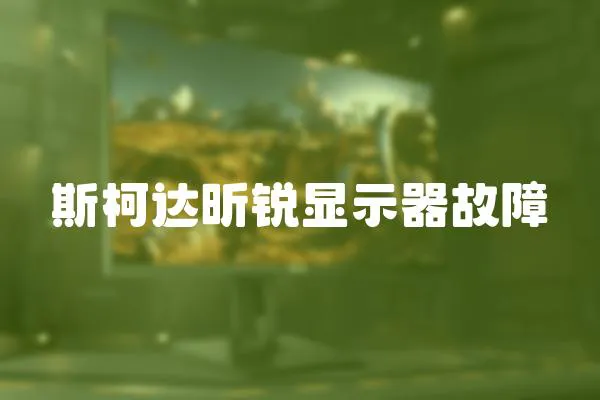 斯柯達昕銳顯示器故障