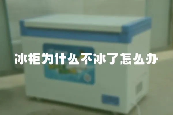 冰柜為什么不冰了怎么辦