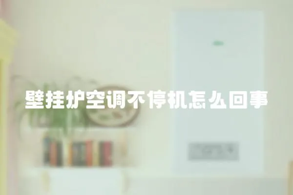 壁掛爐空調(diào)不停機怎么回事
