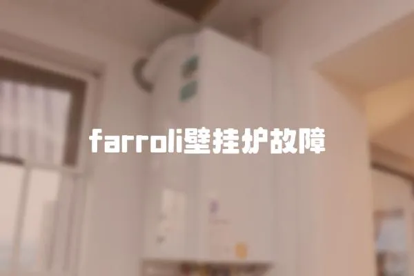 farroli壁掛爐故障