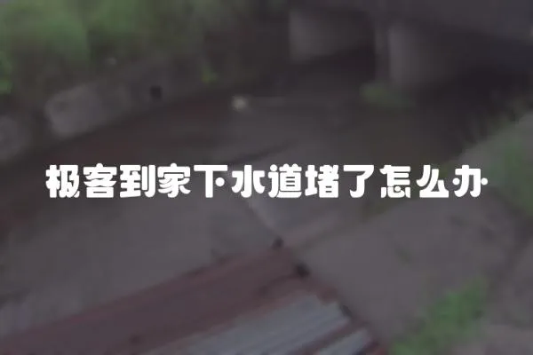 極客到家下水道堵了怎么辦