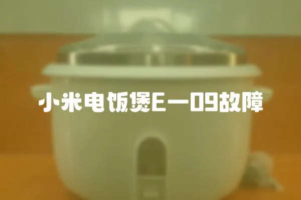 小米電飯煲E一09故障