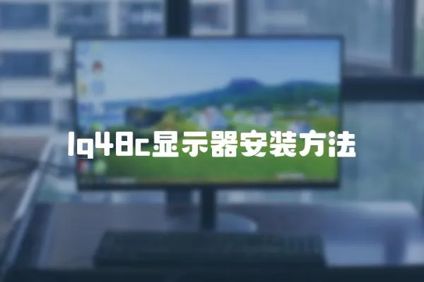 lg48c顯示器安裝方法