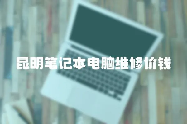昆明筆記本電腦維修價錢