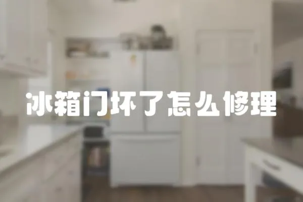 冰箱門壞了怎么修理