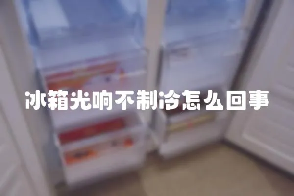 冰箱光響不制冷怎么回事