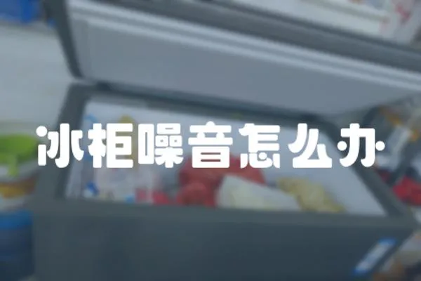 冰柜噪音怎么辦