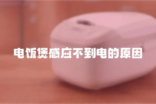 電飯煲感應(yīng)不到電的原因