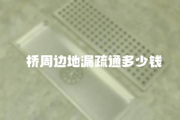 埇橋周邊地漏疏通多少錢