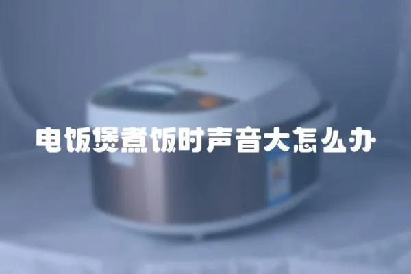 電飯煲煮飯時聲音大怎么辦