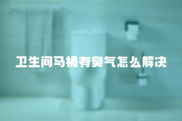 衛生間馬桶有臭氣怎么解決