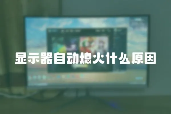 顯示器自動熄火什么原因