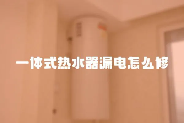 一體式熱水器漏電怎么修