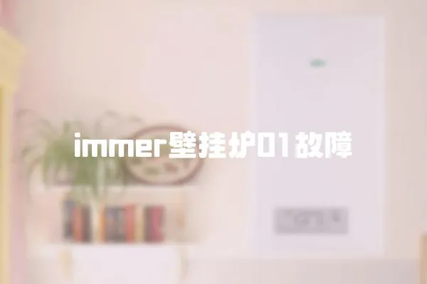 immer壁掛爐01故障