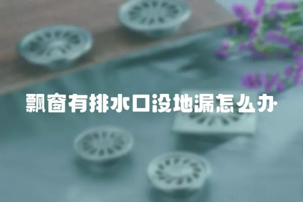 飄窗有排水口沒地漏怎么辦