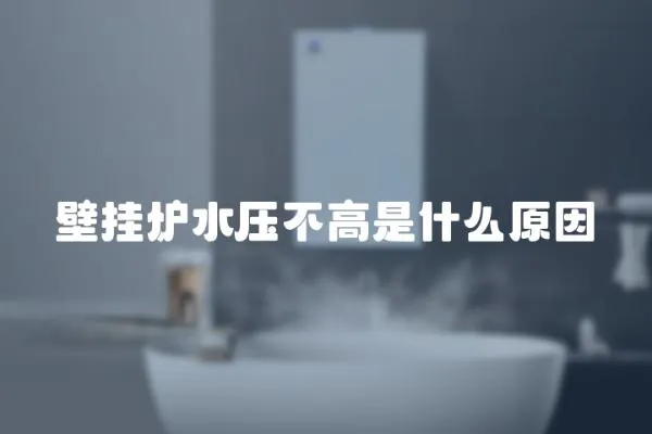壁掛爐水壓不高是什么原因