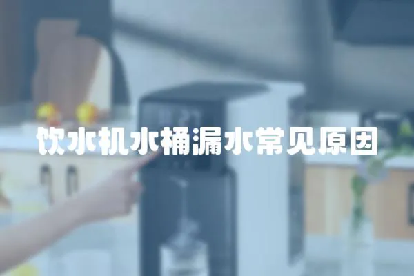 飲水機水桶漏水常見原因