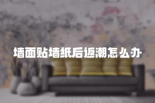 墻面貼墻紙后返潮怎么辦