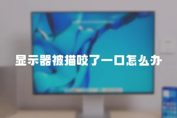 顯示器被貓咬了一口怎么辦