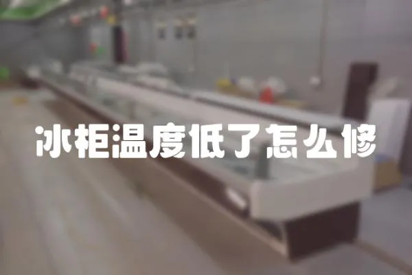冰柜溫度低了怎么修