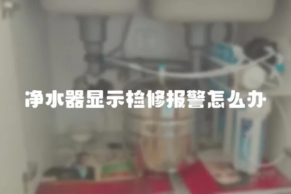 凈水器顯示檢修報警怎么辦
