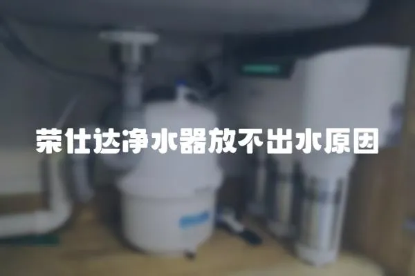 荣仕达净水器放不出水原因